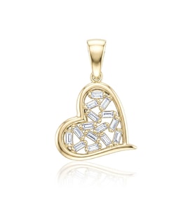 Baget Heart Kolye Ucu