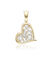 Baget Heart Kolye Ucu