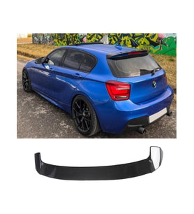 bmw f20 (2011-2014) uyumlu plastik parlak siyah spoyler