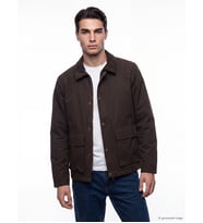 LCWAIKIKI Classic Kahverengi Regular Fit Kadife Yaka Erkek Ceket