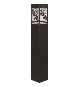 AVONNI BSU-68144-BSY-M1-B Siyah Boyalı Dış Mekan Aydınlatma E27 Aluminyum Akrilik Cam 12cm