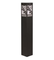 AVONNI BSU-68144-BSY-M1-B Siyah Boyalı Dış Mekan Aydınlatma E27 Aluminyum Akrilik Cam 12cm