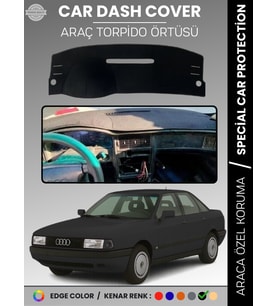 AUDİ 80 (1986-1996) Torpido Örtüsü Ön Göğüs Koruma Torpido Koruma Araca Özel Kaymaz Kolay Montaj