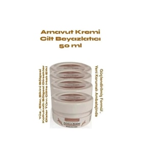 Süper Whitening Cream Arnavut Kremi 50ml Aklık Kremi Beyazlatıcı Krem X 2 ADET