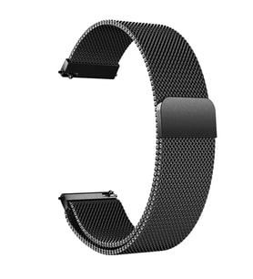 Microsonic Amazfit GTR 47mm Milanese Loop Kordon Siyah (Siyah)