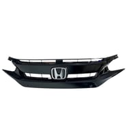Honda Civic Rs 2016-2018 Panjur Ön (Siyah/Park Sensör Delikli/Armalı)