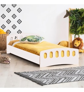 Daybed Montessori Yatak Mdf Çocuk ve Bebek Karyola (Beyaz)