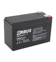 Orbus ORB12-7.2 12 Volt 7.2 Amper Akü Yeni Tarihli Taze Akü 150x65x90 Mm