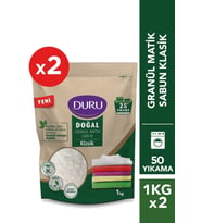 Duru Granul Matik Sabun Klasik 25 Yıkama 2 x 1 KG