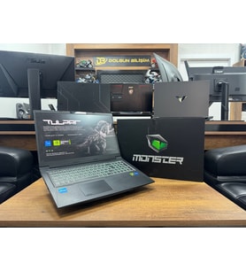 Monster Tulpar T7 V20.8.2 Intel Core i7 12700H 32GB RAM 1TB SSD RTX4060 17.3” FHD 144Hz (İKİNCİ EL)