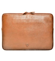 RİCH SMİTH ® GERÇEK DERİ 13" LAPTOP VE A4 EVRAK EL ÇANTASI CLUTCH / 6218 TABA (ARSEL PARLAK)