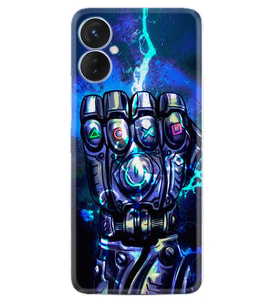 Tecno Spark 9T Kılıf Silikon Desen Özel Seri Thunder Play 1760