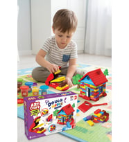 Art Craft Dough House Kendi Evini İnşa Et 6 Renk Oyun Hamuru Seti 600 gr Eğitici Oyuncak 3+ Yaş