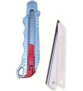 18MM Profesyonel Falçata Bıçak +10 ADET YEDEK MAKET BIÇAK (Maket Bıçağı)