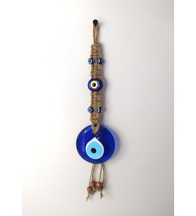 Cam Nazar Kötü Göz Kovucu Hand Made Ağaç Duvar Dekorasyonu Hasır Nazarlık Duvar Ağaç Ev Süsü