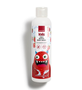 Kids 2 si 1 Arada Çocuklar İçin Çilek Kokulu Banyo ve Vücut Yıkama 200 Ml.