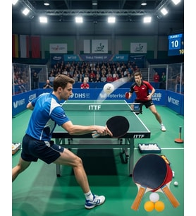 Masa Tenisi Oyun Seti 2 Raket 3 Top Evde Spor ve Eğlence