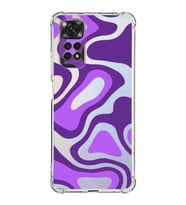 Xiaomi Redmi Note 11 Kamera ve Köşe Korumalı  Antishock Kapak Renkli Desen Tasarımlı Şeffaf Kılıf