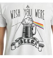 Bant Giyim - Pink Floyd Beyaz Erkek T-shirt Tişört
