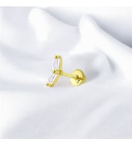Glorria Altın Baget Helix Piercing