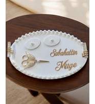 Yearn Gold Söz Nişan Tepsisi (Gold)
