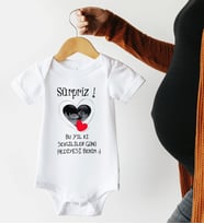 Sevgililer Günü Hediyesi Benim Kişiye Özel Fotoğraflı 14 Şubat Hediyesi Bebek Body Zıbın