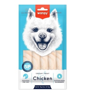 Wanpy Tavuklu Krema Köpek Ödülü 5x14g