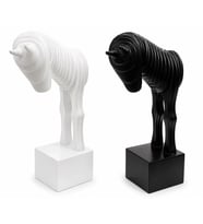 Dekoratif Polyester At Figürü Biblosu Alk5304