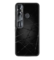 Tecno Spark 7 Pro Kılıf Silikon Desen Özel Seri Dikenli Tel 1779