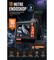 10-20-30-50 Metre Endoskop Kamera 1080P HD Boru İçi Görüntüleme Kamerası 4.3