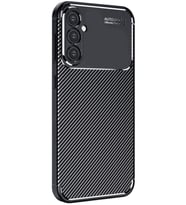 Galaxy A26 Kılıf Auto Focus Karbon Kapak - Siyah
