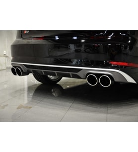 audi a3 sedan (2016-2019) uyumlu s3 plastik tayvan difüzör