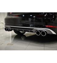 audi a3 sedan (2016-2019) uyumlu s3 plastik tayvan difüzör