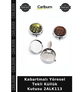 Özel Üretim Kabartmalı Yöresel Tekli Küllük Kutusu 2ALK113