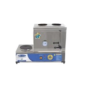 İDEAL ÇELİK Sanayi Tipi 25 Lt Çay Kazanı Pleytli Çay Kazanı Kahveci Kazanı Kahve Ve Çay Ocağı