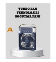 Mey İthalat® Sessiz Çalışan Turbo Fan Güçlü Hava Akışlı Masa Üstü Vantilatör