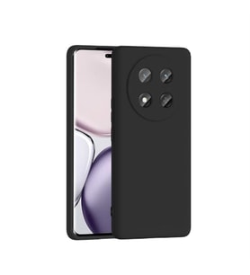 Coverzone Honor Magic 7 Lite ?le Uyumlu K?l?f Z-Mara Lansman Vieri Tam Koruma Arka Kapak Kamera Koruma �?k?nt?l? P�r�zs�z Y�zey Siyah