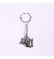 HALİKOPTER TASARIMLI METAL-KROM ANAHTARLIK-ANAH377