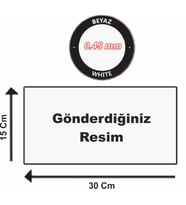 Resimli Metal Poster 15x30 cm