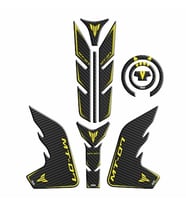 Yamaha MT-07 2018-2020 Sarı-Siyah Tank Pad Set
