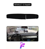 RENAULT 12 KAPAKLI Uyumlu Torpido Örtüsü Yansıma Önleyici Tam Koruma Hızlı Montaj J36