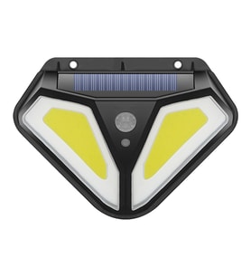 Powermaster 3 Modlu Hareket Sensörlü 50 Cob Ledli İndüksiyon Duvar Lambası Solar Güneş Enerjili Bahçe Aydınlatması