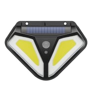 Powermaster 3 Modlu Hareket Sensörlü 50 Cob Ledli İndüksiyon Duvar Lambası Solar Güneş Enerjili Bahçe Aydınlatması
