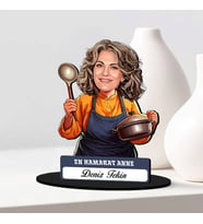 Anneye Hediye En Hamarat Anne Karikatürlü Biblo