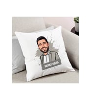 Erkekler İçin Kişiye Özel Karikatürlü Yastık
