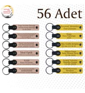 Pudra & Sarı, 56’li Set, Kültürel Festival Katılımcılarına Sürpriz, Kişisel Yazılı Hediyelik