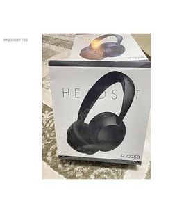 P7235B Siyah Wireless Bluetooth Kulak Üstü kulaklık Modern Cihazlarla Uyumlu Kablolu Kulaklık – Yüksek Ses Kalitesi, Gürültü Azaltıcı Mikrofon (Standart)