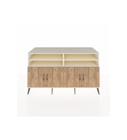 Kronos Konsol 6 Raflı 4 Kapaklı 176x59x99 Aytaşı-Çam