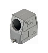 Harting Han 10B-GS-R-M32 No. 19300100547 Harting 10B Metal Kablo Girişli Kasa M32 Üst Montajlı Endüstriyel Soket