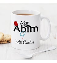 İsme Özel Ağır Abim Kupa Bardak